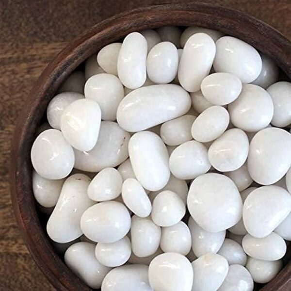 White Polished Stones
